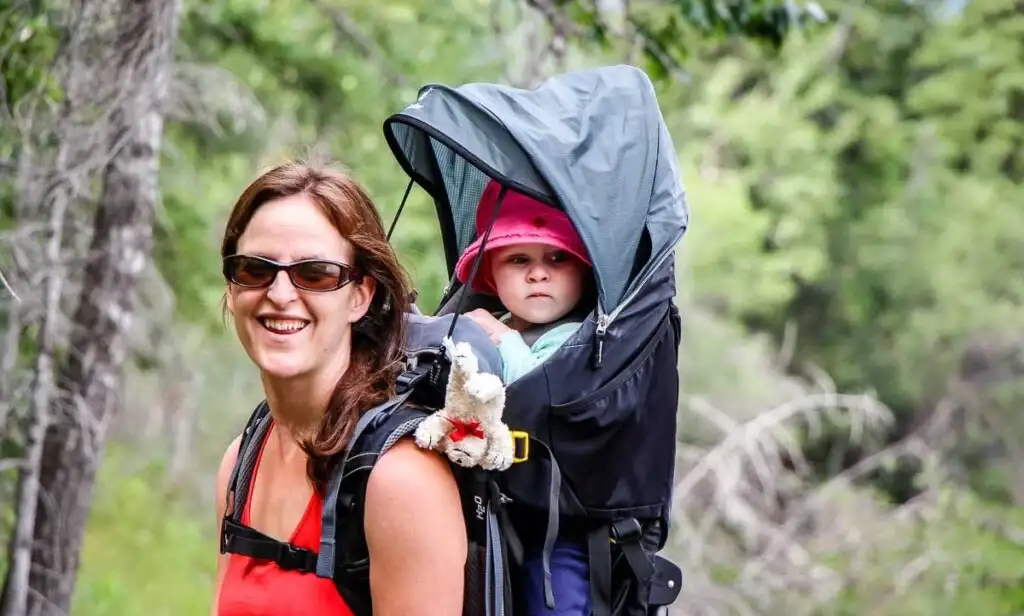 hiking with a baby